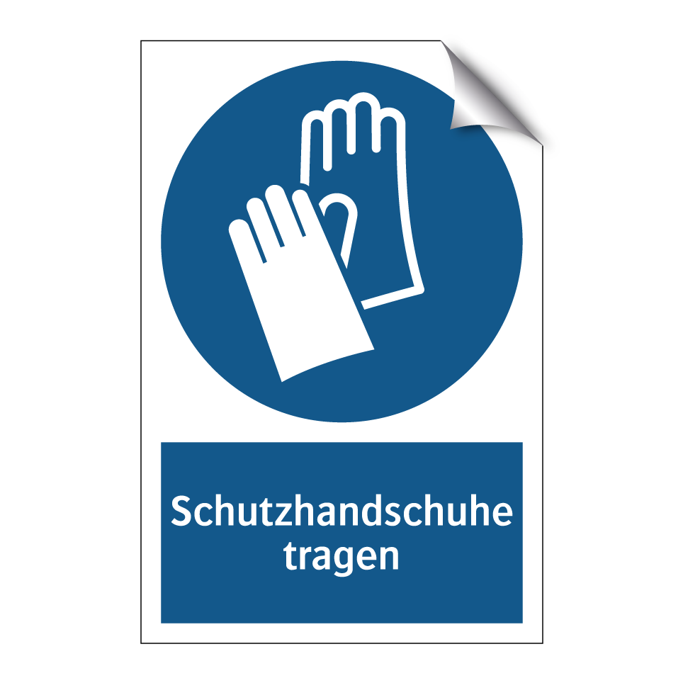 Schutzhandschuhe tragen