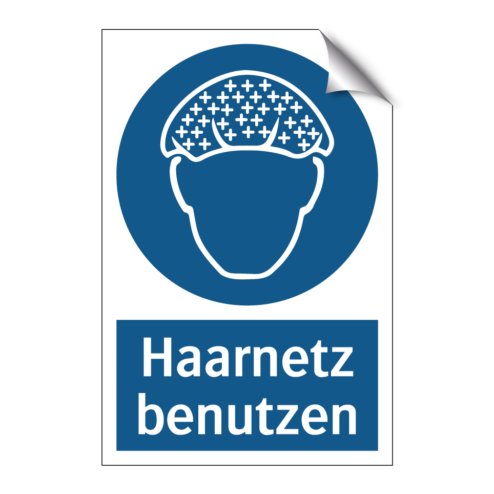 Haarnetz benutzen