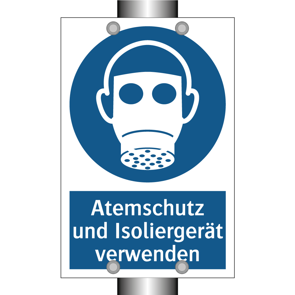 Atemschutz und Isoliergerät verwenden