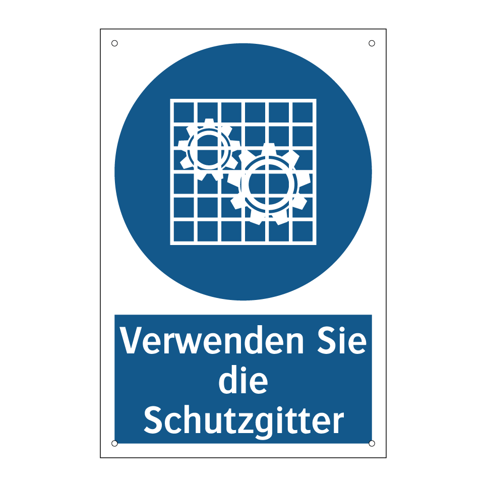 Verwenden Sie die Schutzgitter