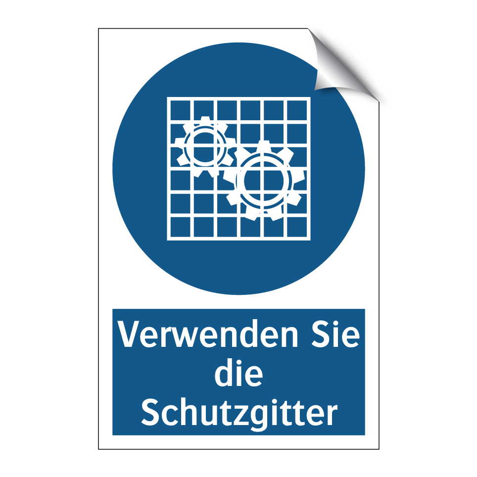 Verwenden Sie die Schutzgitter
