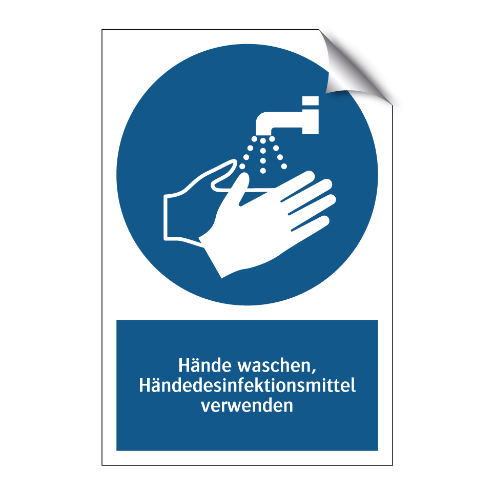 Hände waschen, Händedesinfektionsmittel verwenden