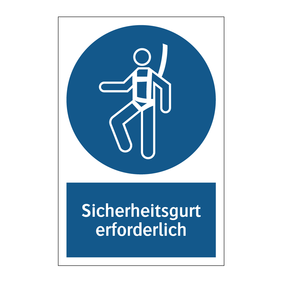 Sicherheitsgurt erforderlich