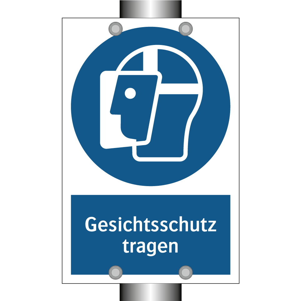 Gesichtsschutz tragen