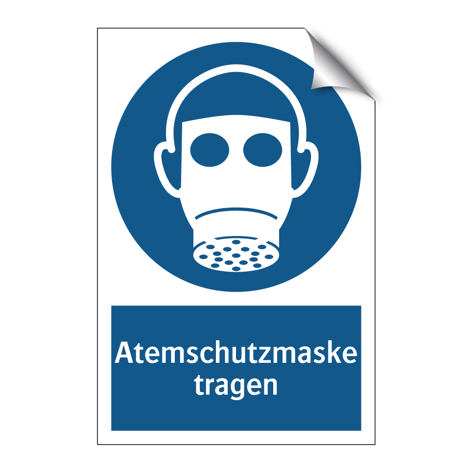 Atemschutzmaske tragen