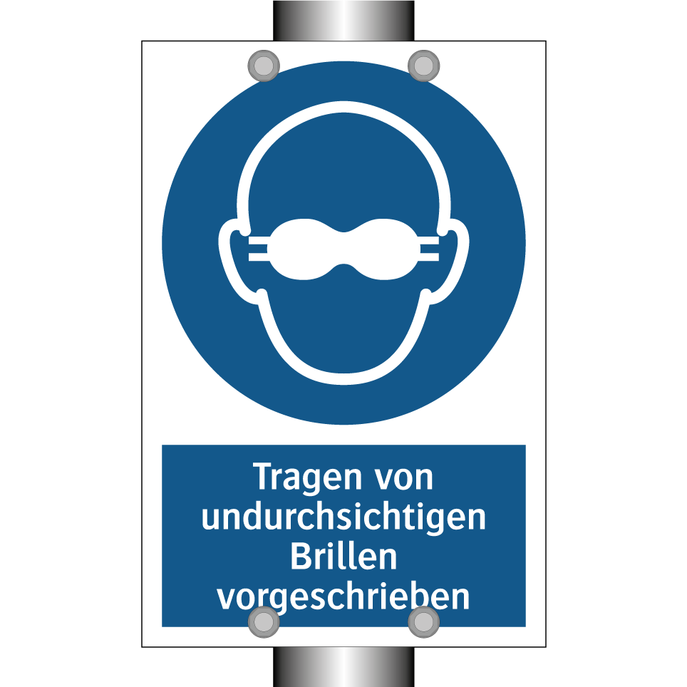 Tragen von undurchsichtigen Brillen vorgeschrieben