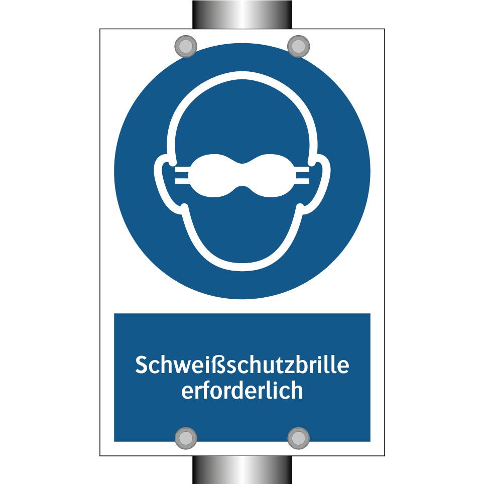 Schweißschutzbrille erforderlich