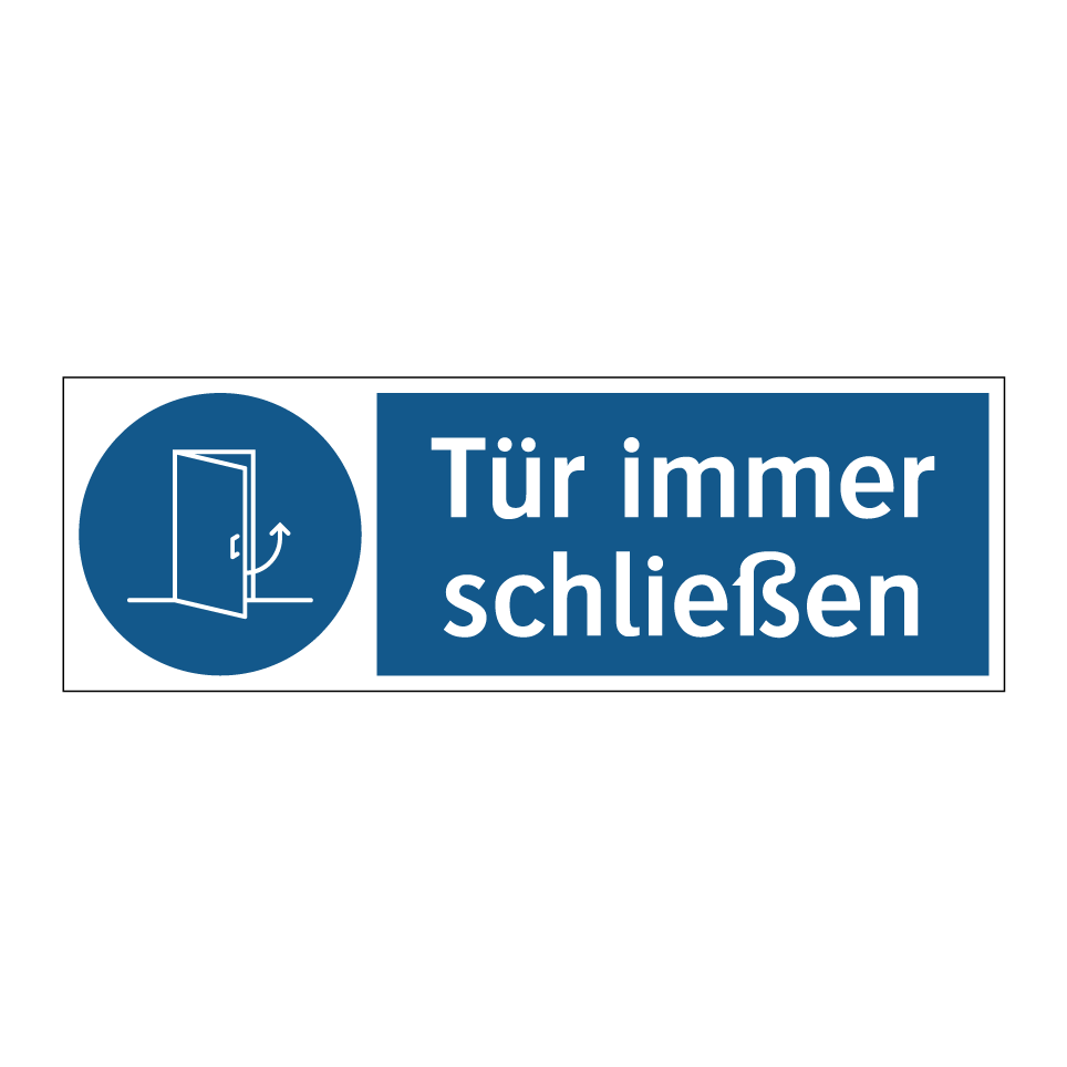 Tür immer schließen