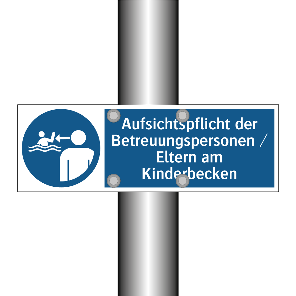 Aufsichtspflicht der Betreuungspersonen / Eltern am Kinderbecken