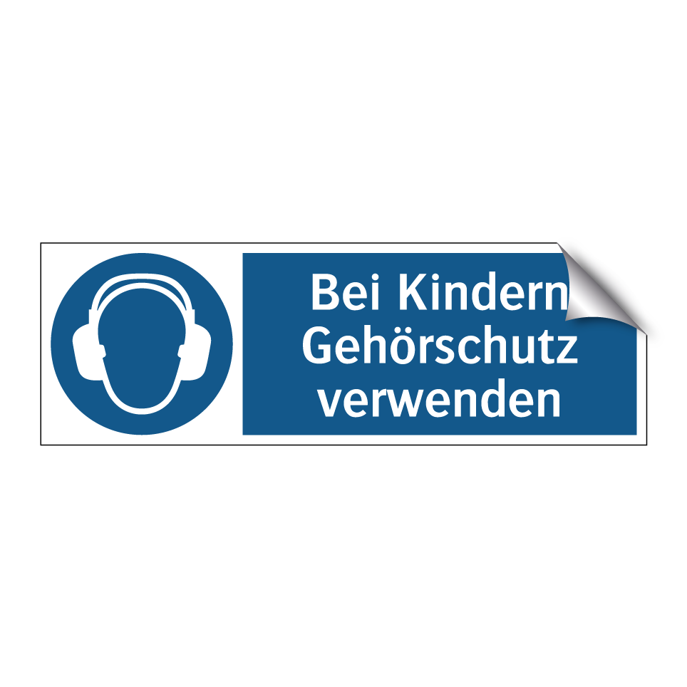 Bei Kindern Gehörschutz verwenden