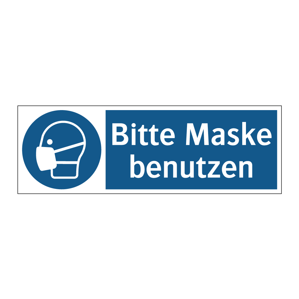Bitte Maske benutzen