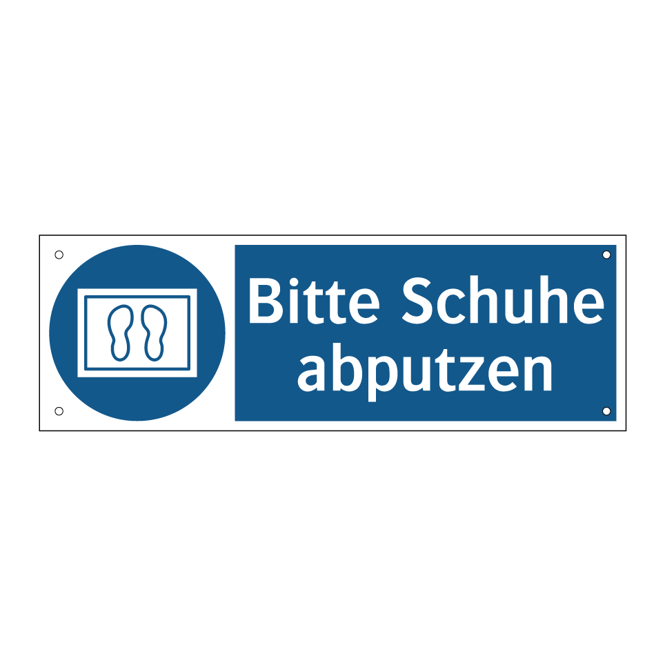 Bitte Schuhe abputzen