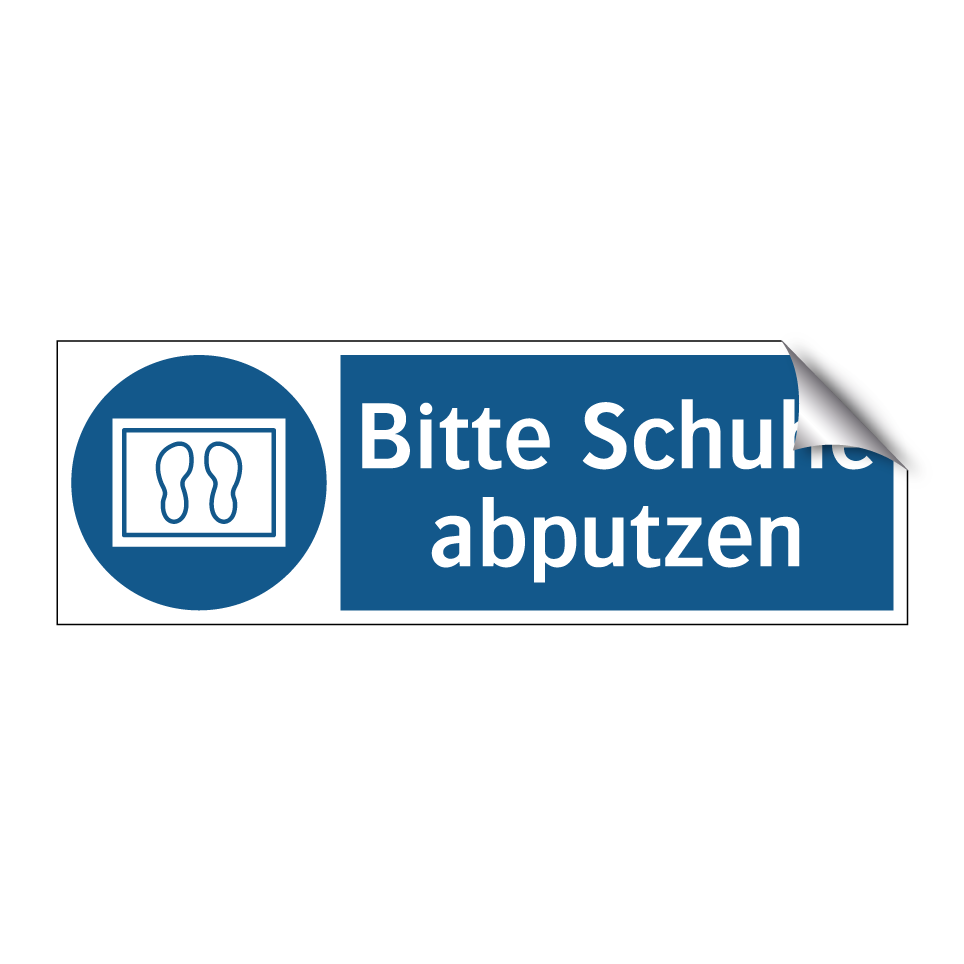 Bitte Schuhe abputzen