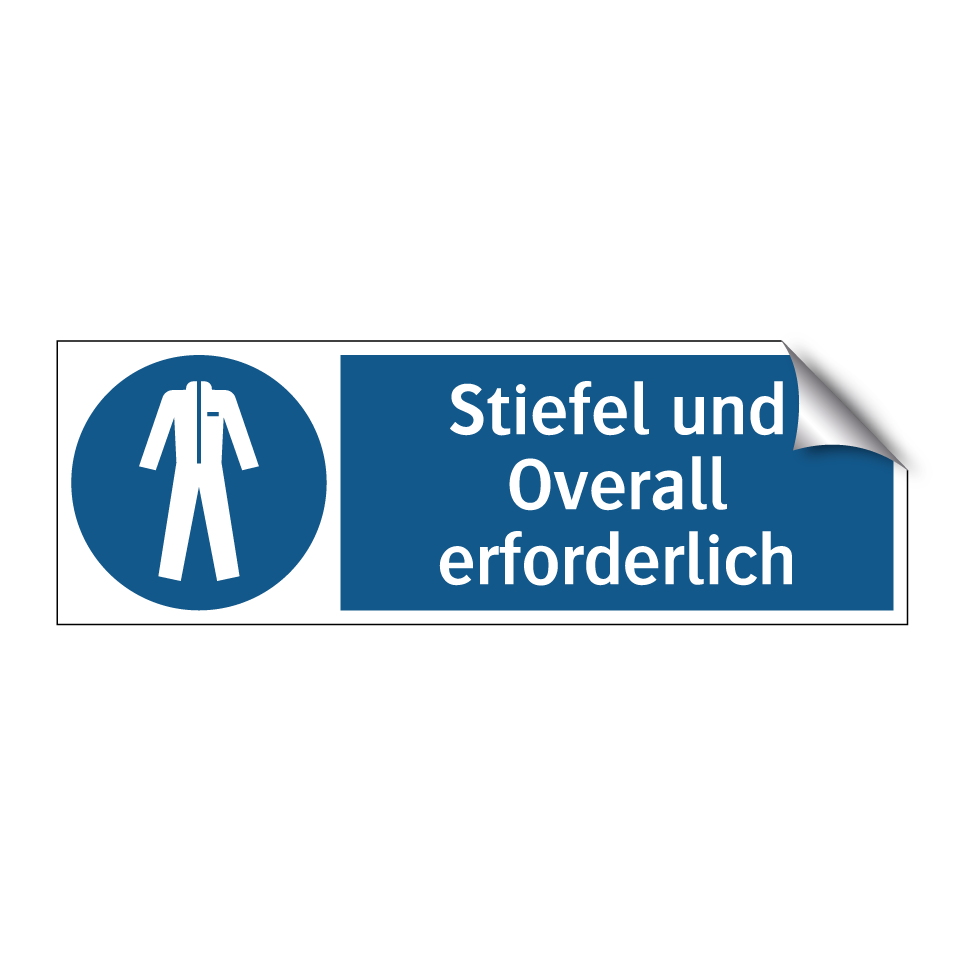 Stiefel und Overall erforderlich