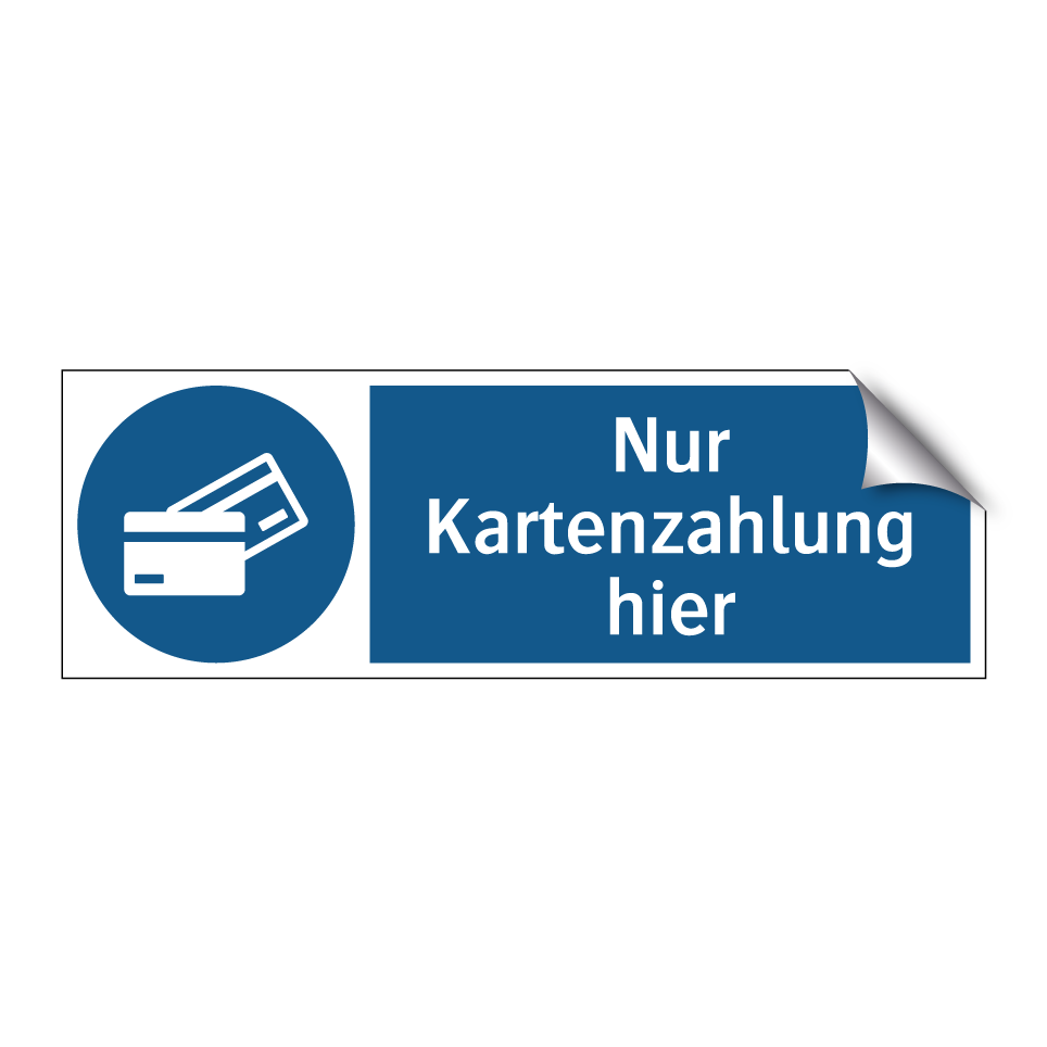 Nur Kartenzahlung hier