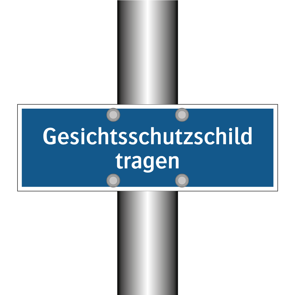 Gesichtsschutzschild tragen