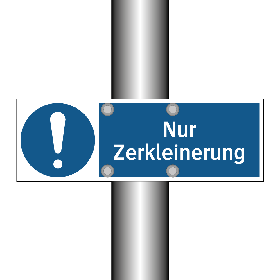 Nur Zerkleinerung