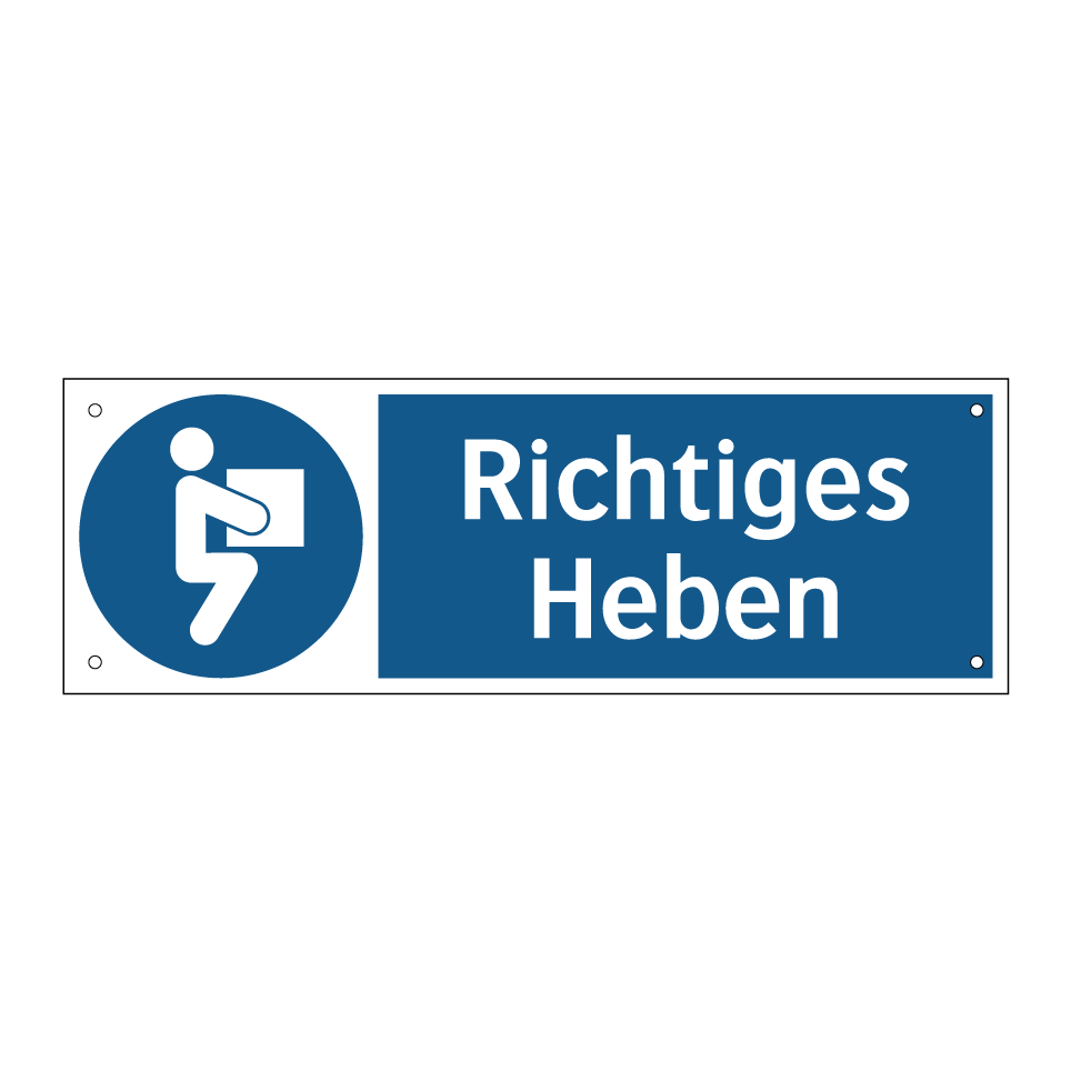 Richtiges Heben