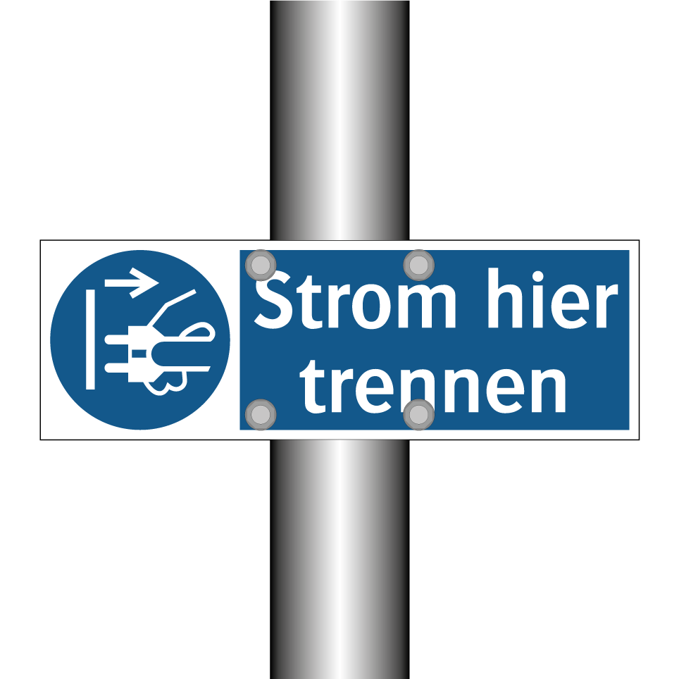 Strom hier trennen