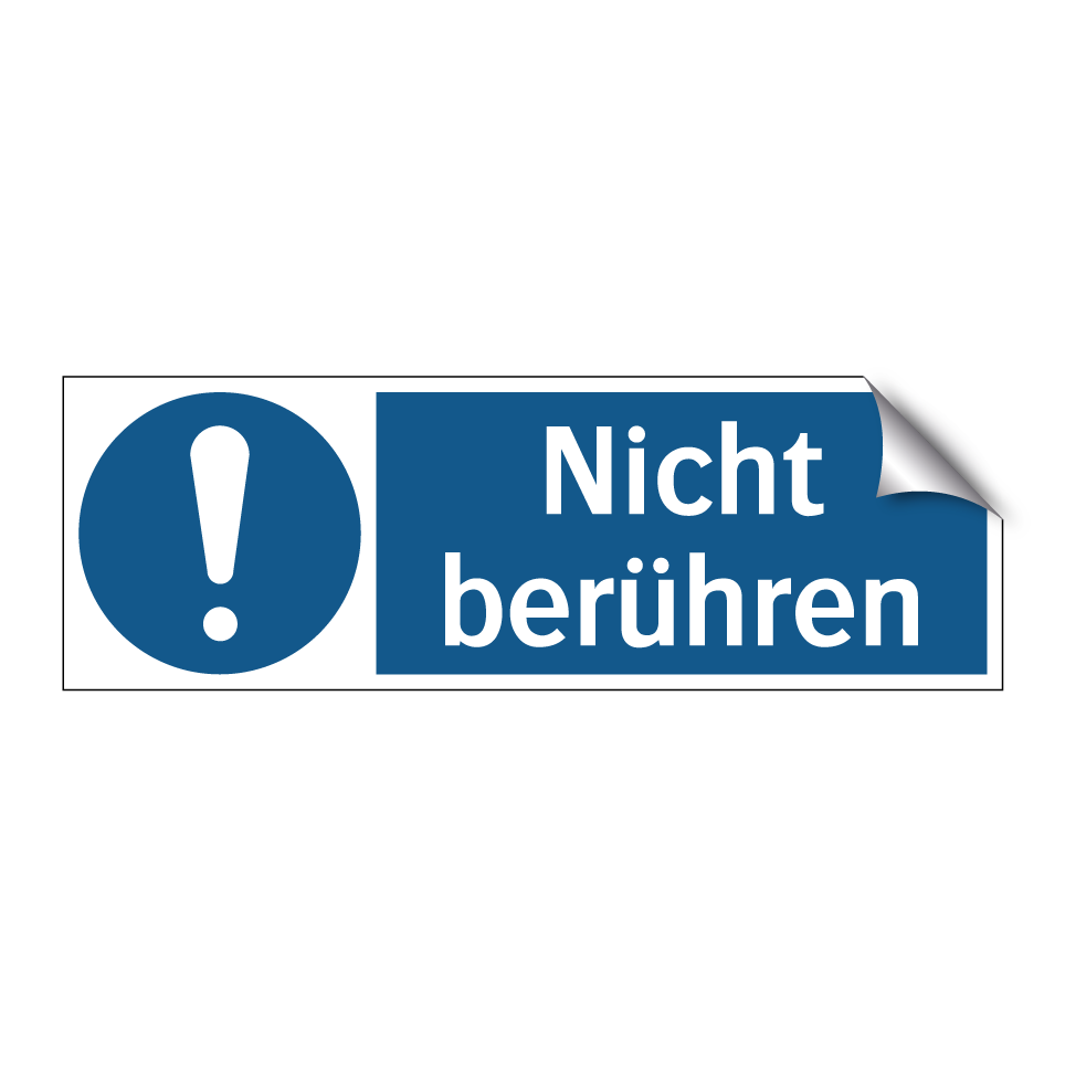 Nicht berühren