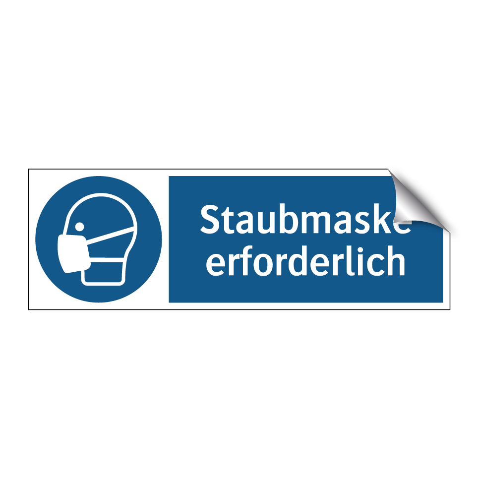 Staubmaske erforderlich