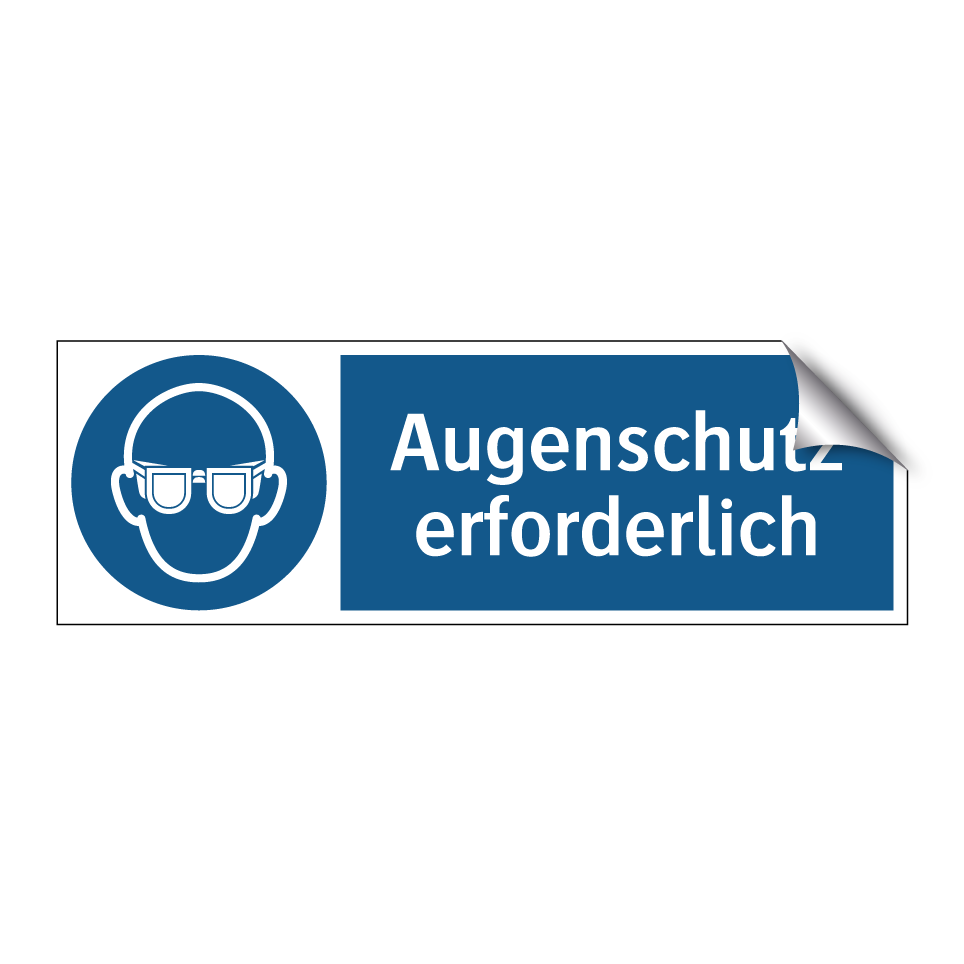 Augenschutz erforderlich