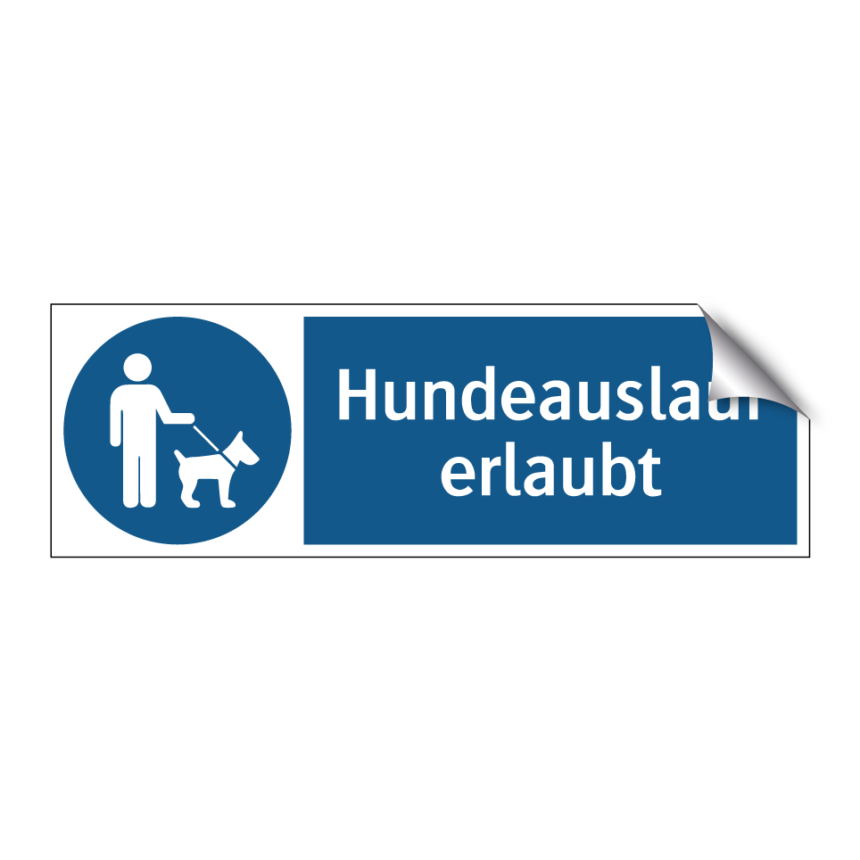 Hundeauslauf erlaubt