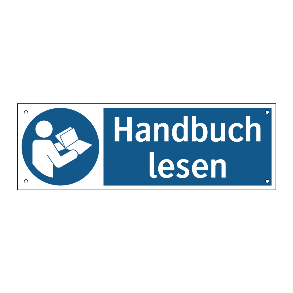 Handbuch lesen