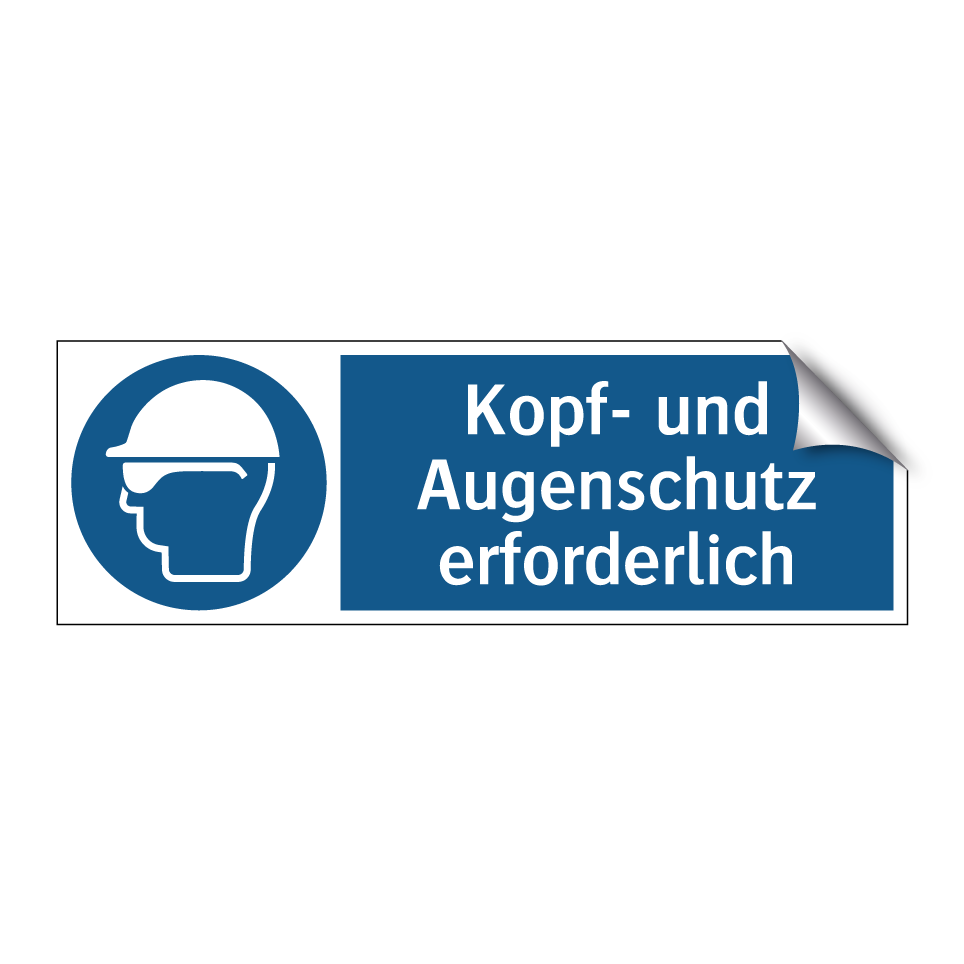 Kopf- und Augenschutz erforderlich