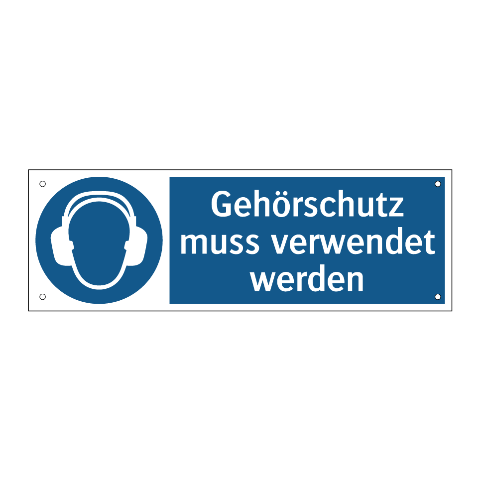 Gehörschutz muss verwendet werden