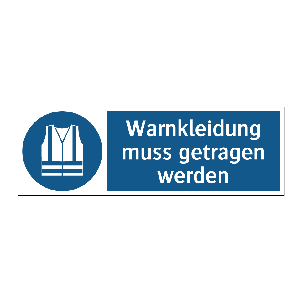 Warnkleidung muss getragen werden