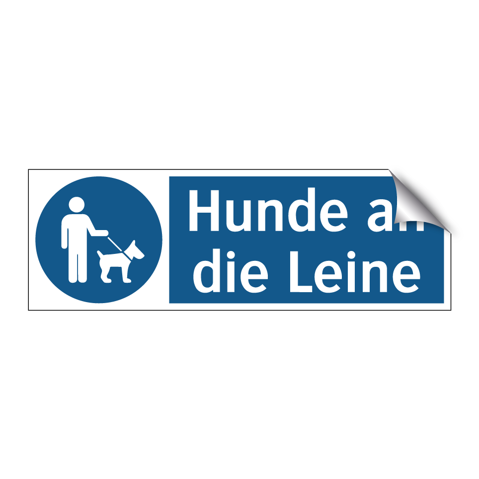 Hunde an die Leine