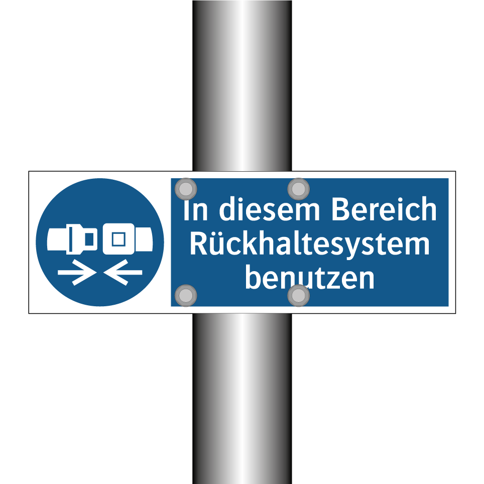 In diesem Bereich Rückhaltesystem benutzen