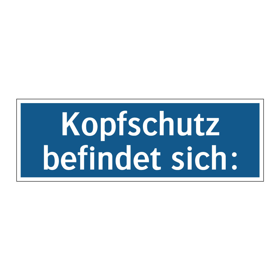 Kopfschutz befindet sich: