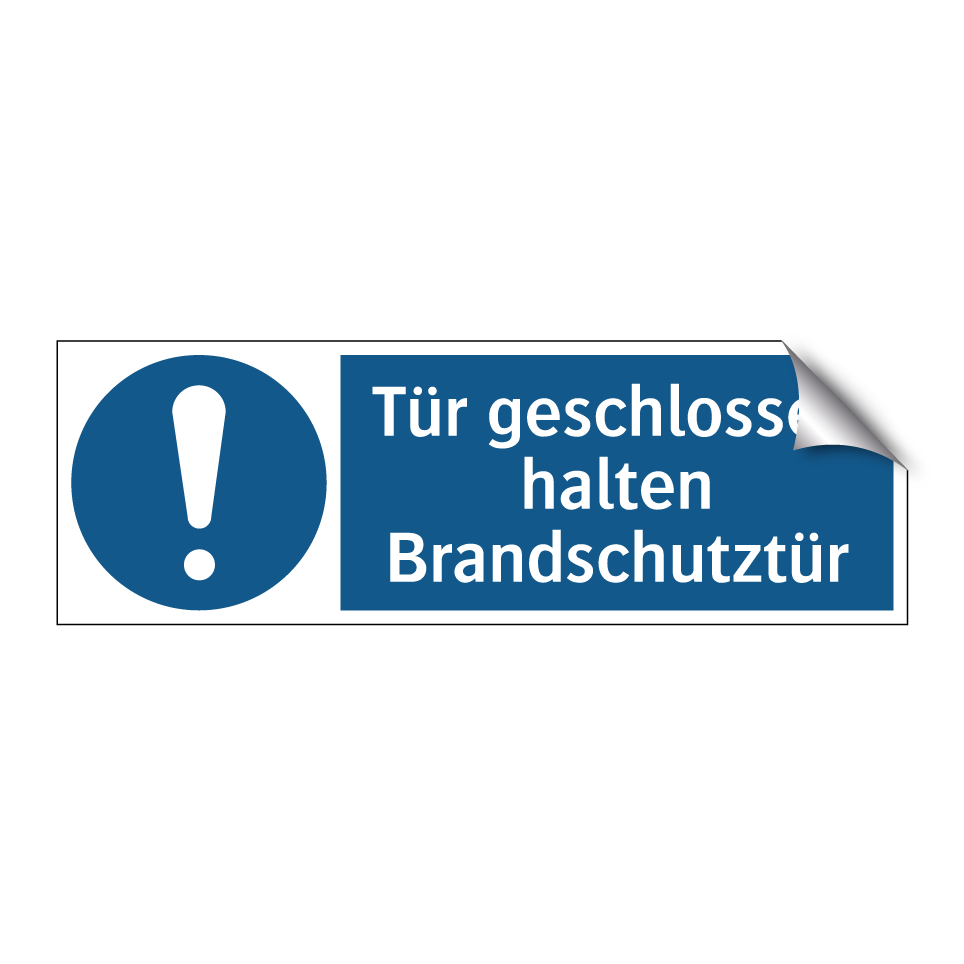 Tür geschlossen halten Brandschutztür