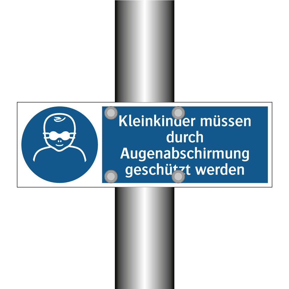 Kleinkinder müssen durch Augenabschirmung geschützt werden