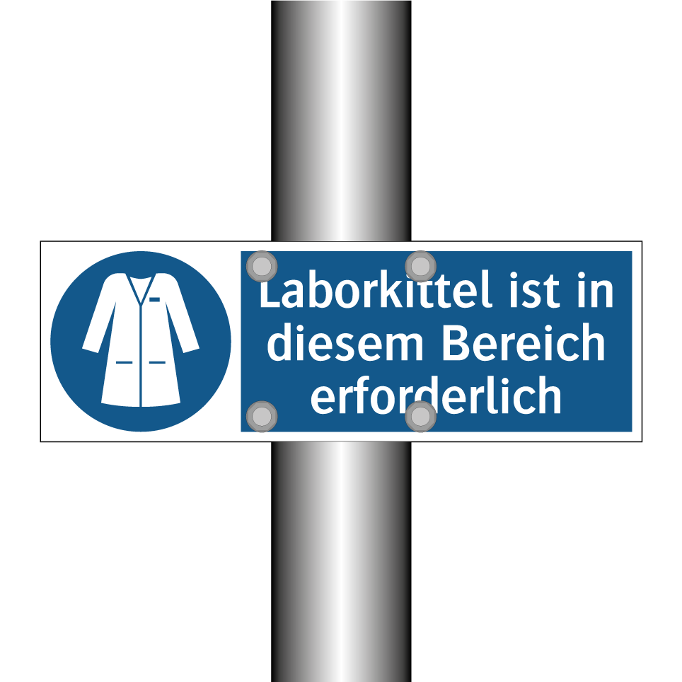 Laborkittel ist in diesem Bereich erforderlich
