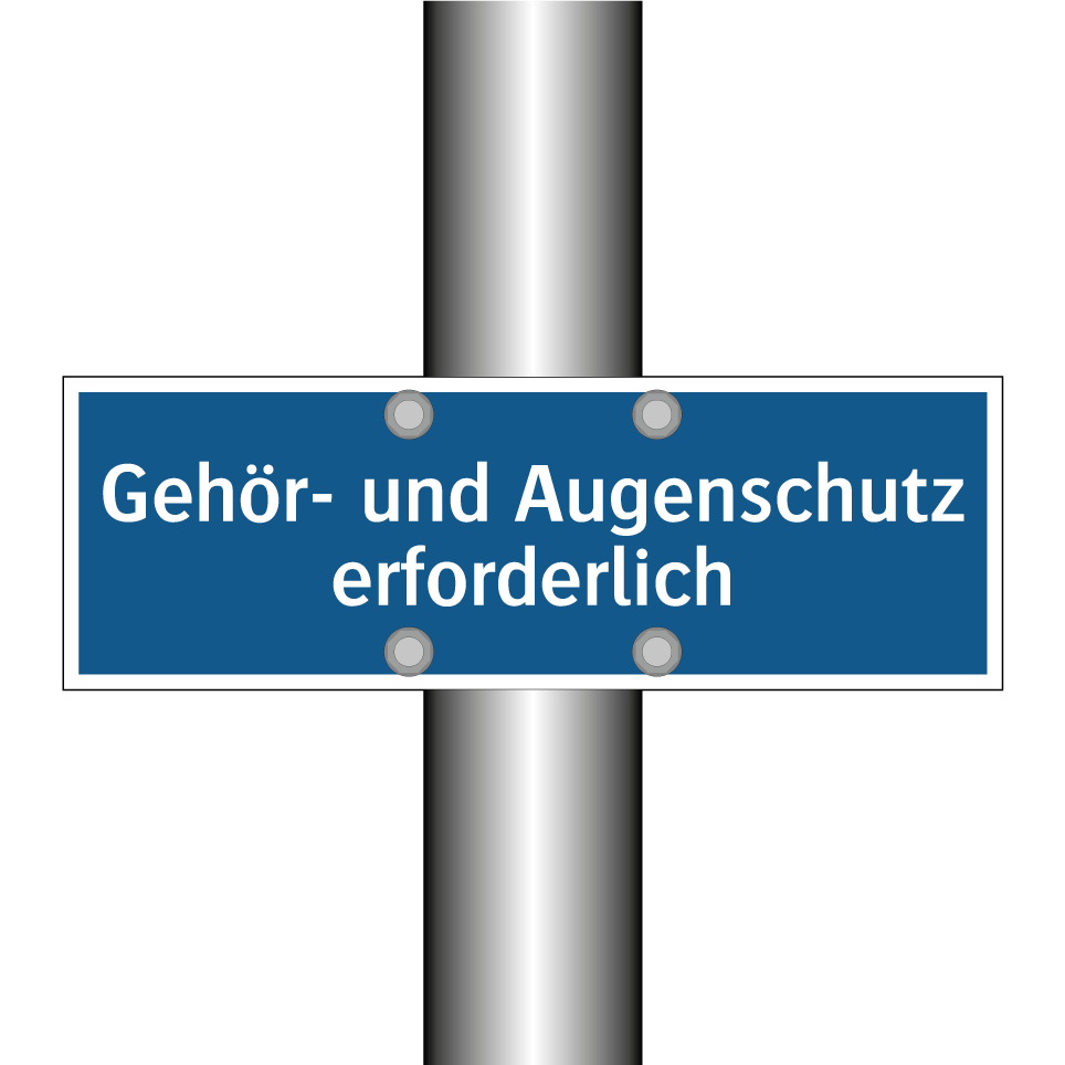 Gehör- und Augenschutz erforderlich