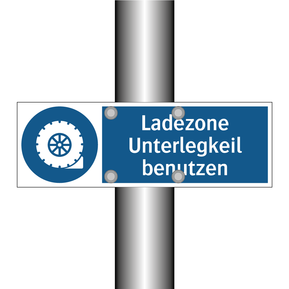 Ladezone Unterlegkeil benutzen