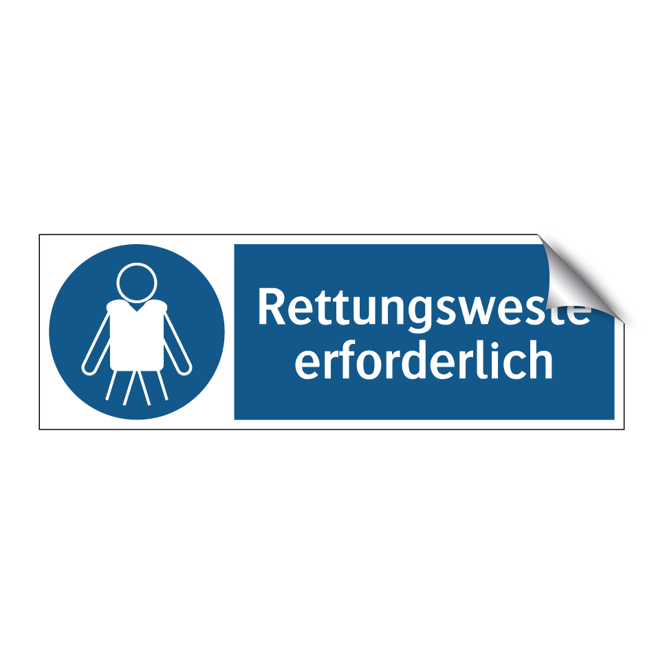 Rettungsweste erforderlich
