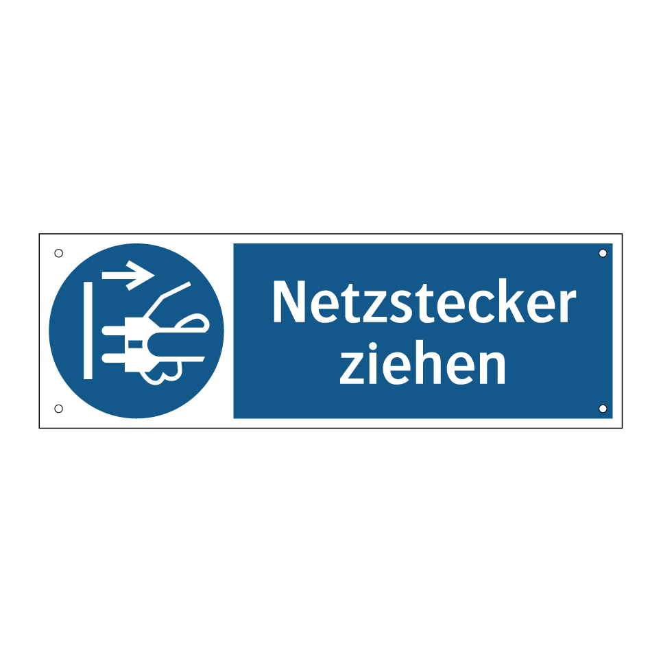 Netzstecker ziehen