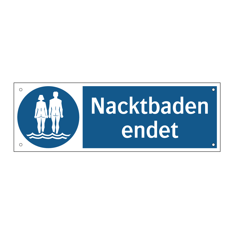 Nacktbaden endet