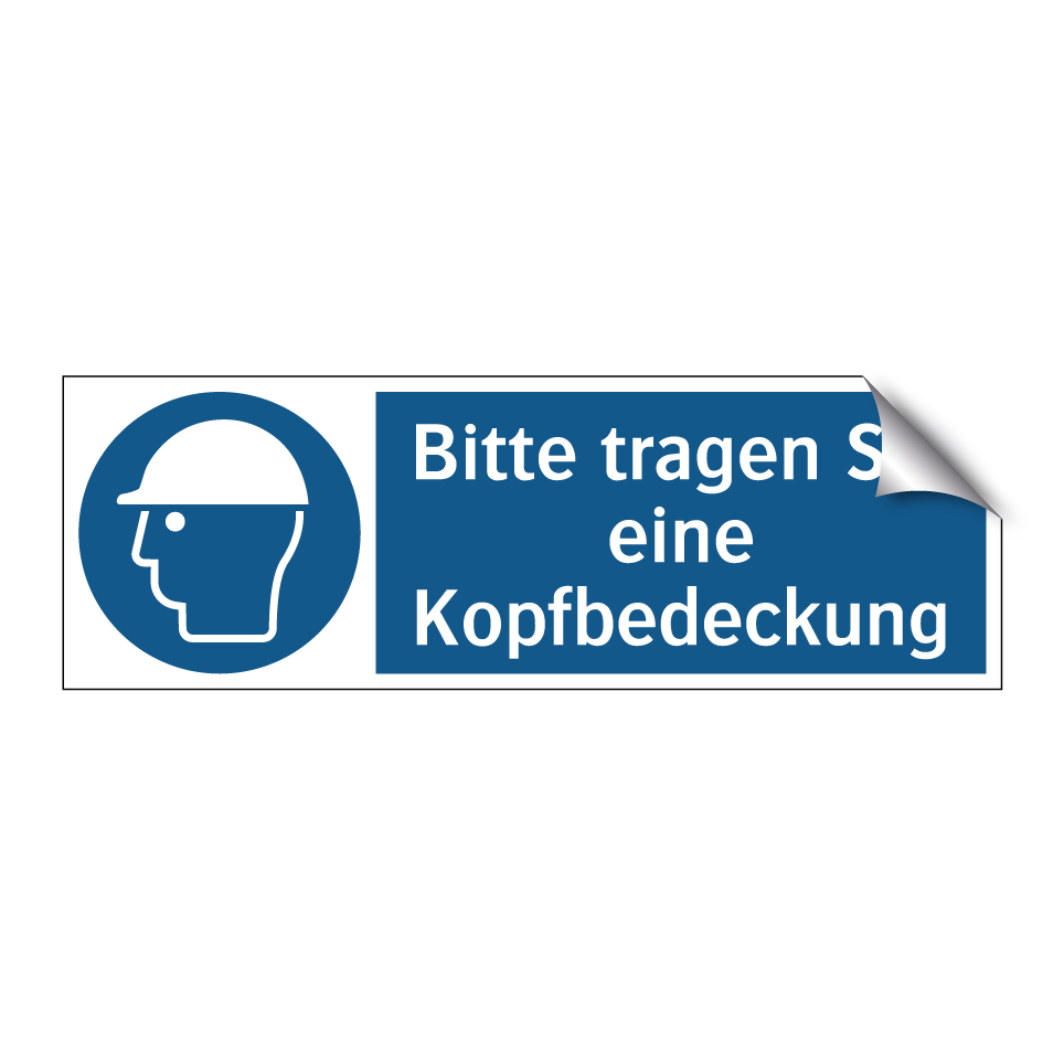 Bitte tragen Sie eine Kopfbedeckung