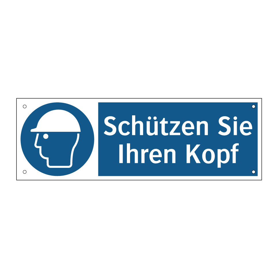 Schützen Sie Ihren Kopf