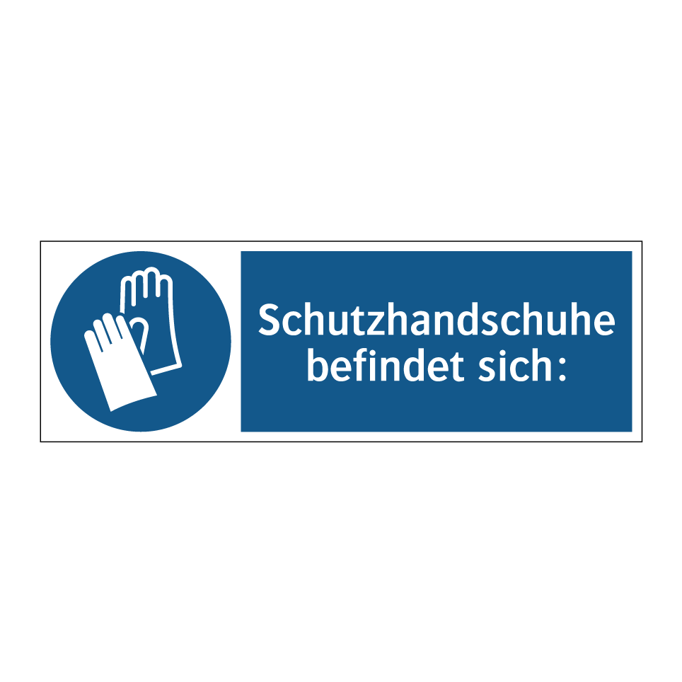Schutzhandschuhe befindet sich: