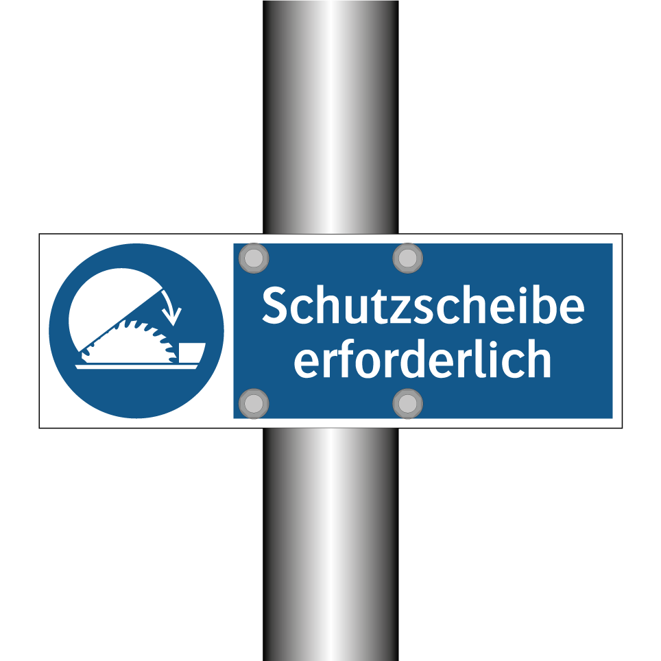 Schutzscheibe erforderlich