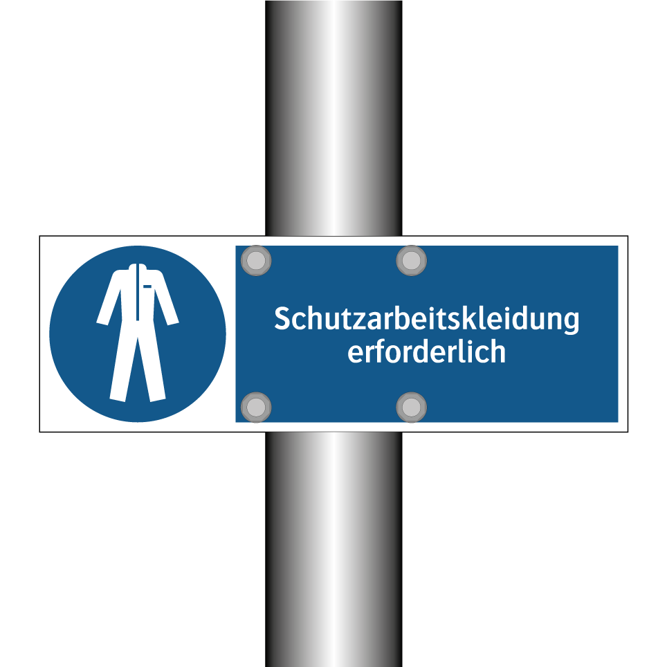 Schutzarbeitskleidung erforderlich