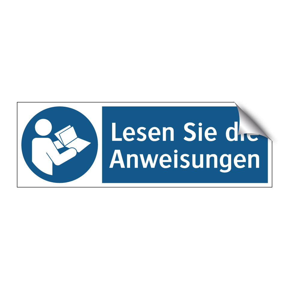 Lesen Sie die Anweisungen