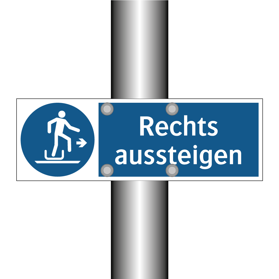 Rechts aussteigen