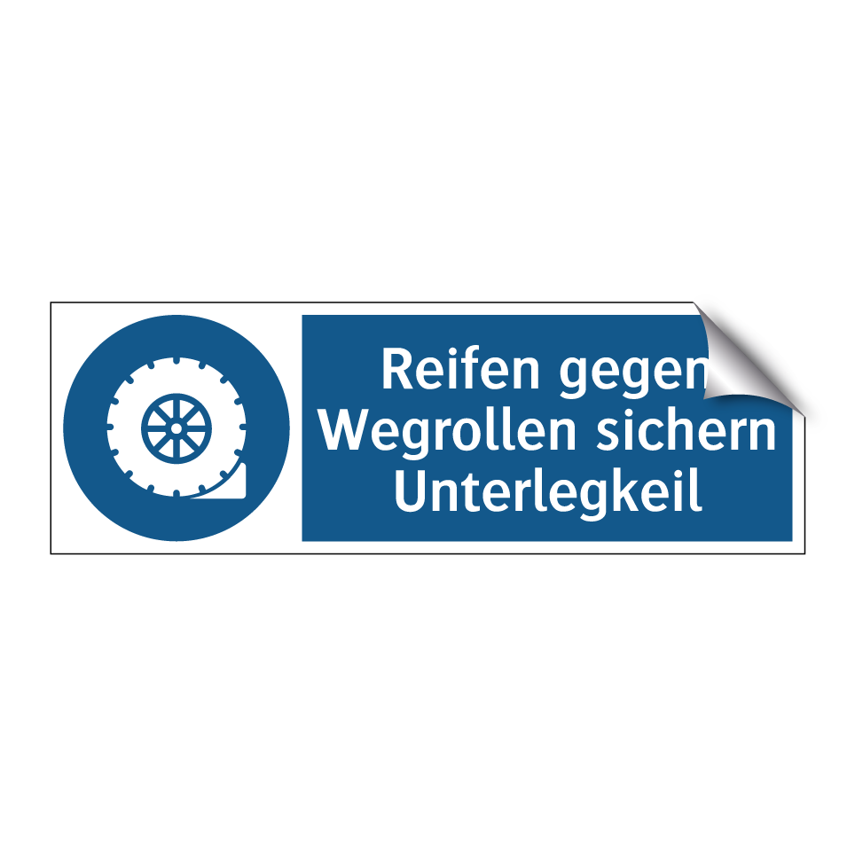 Reifen gegen Wegrollen sichern Unterlegkeil